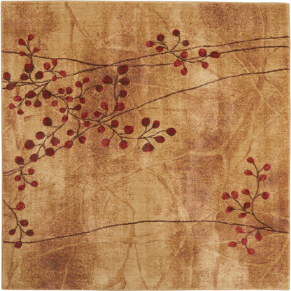 Nourison Home Somerset ST74 Latte Contemporary Power-loomed Rug