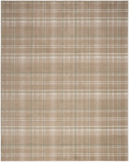 Nourison Home Grafix GRF03 Taupe Contemporary Power-loomed Rug