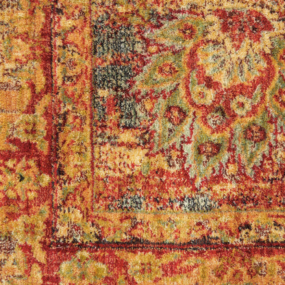 Nourison Home Jewel  Red  Traditional