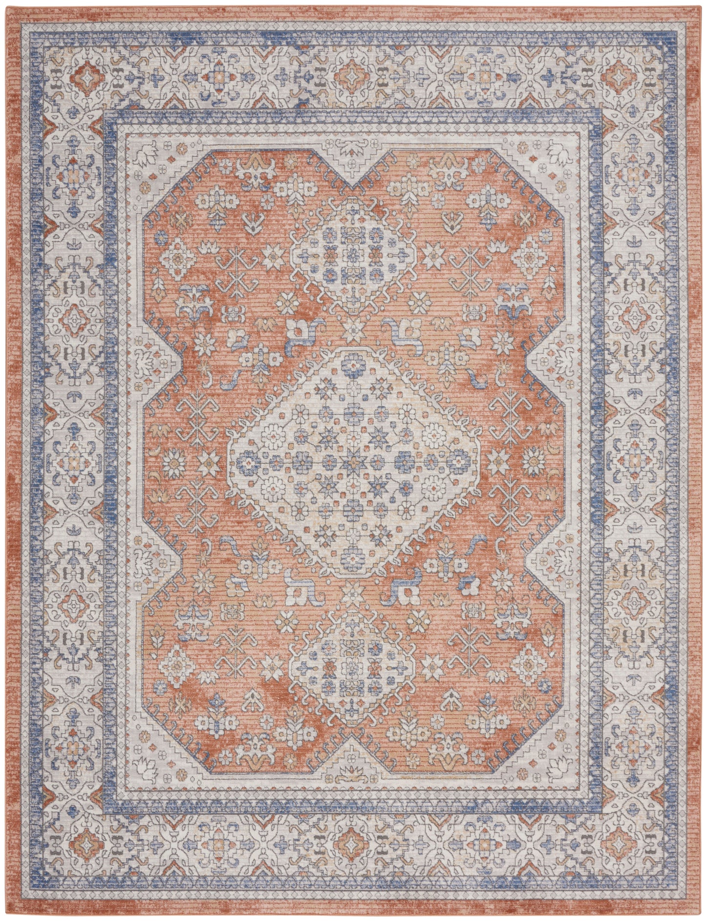 Nourison Home Series 4  Cream Multicolor  Traditional
