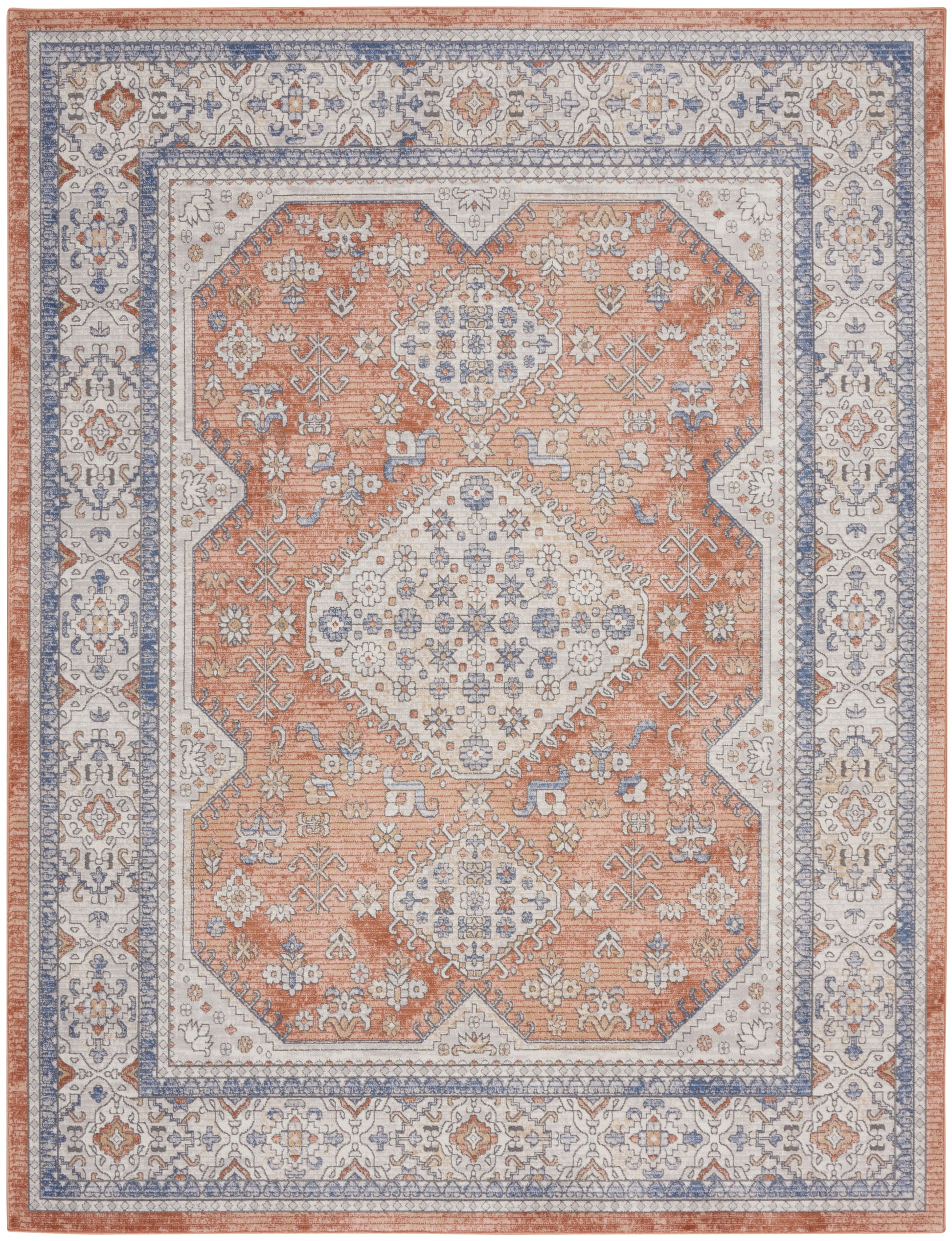 Nourison Home Series 4  Cream Multicolor  Traditional
