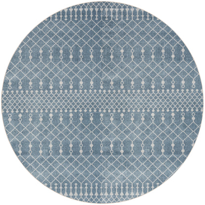 Nourison Home Astra Machine Washable ASW10 Blue Transitional Power-loomed Rug