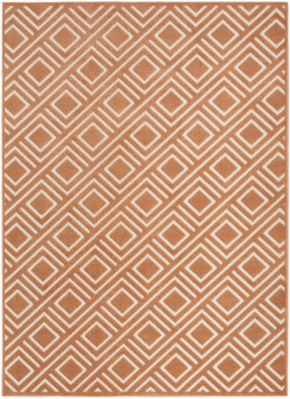 Nourison Home Care Free CAF03 Copper Contemporary Loom-woven Rug