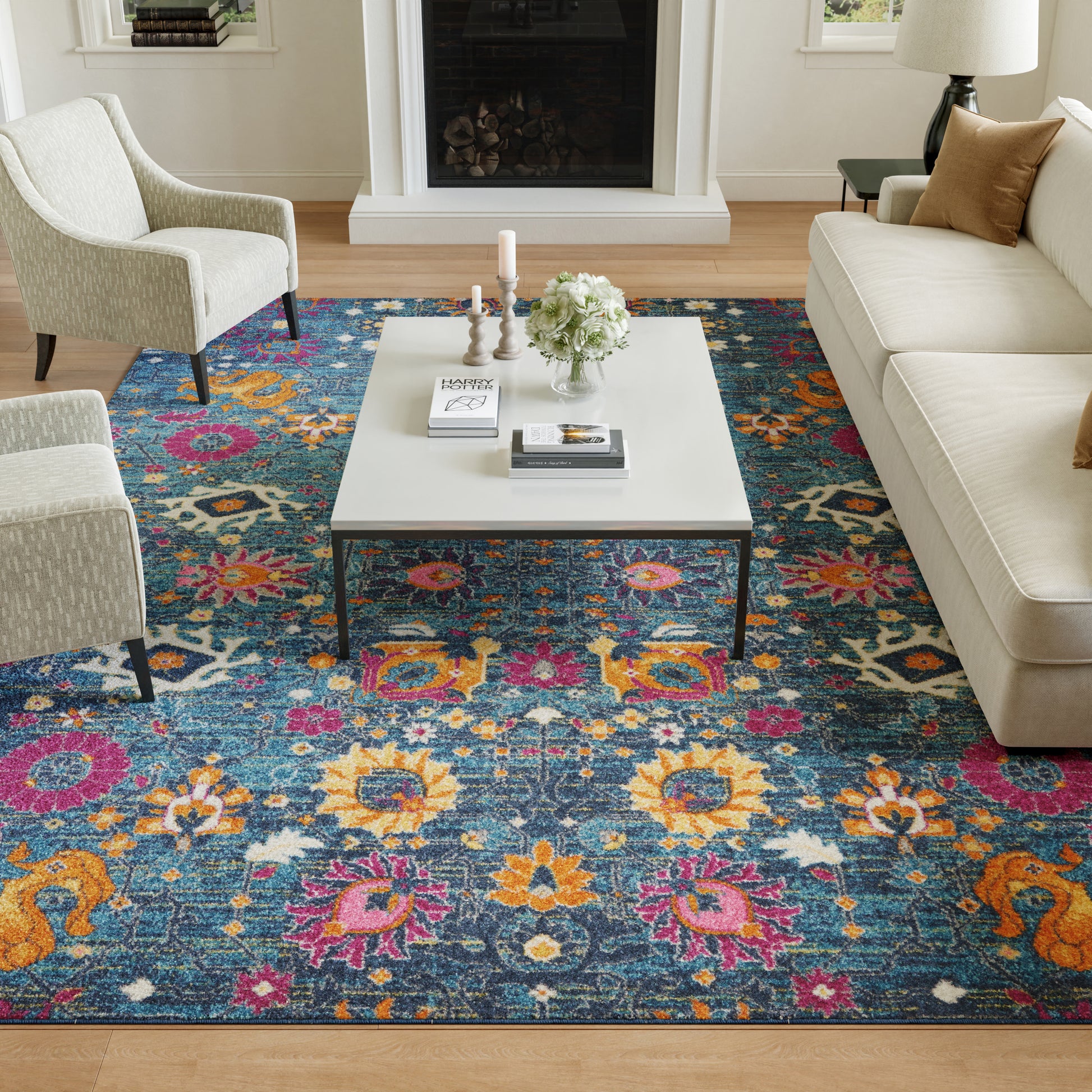 Nourison Home Passion  Denim  Transitional