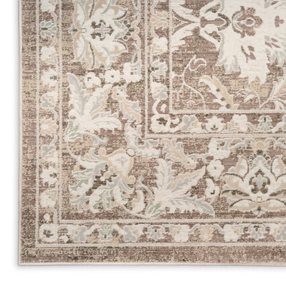 Nourison Home Soft Mist  Mocha Ivory  Traditional