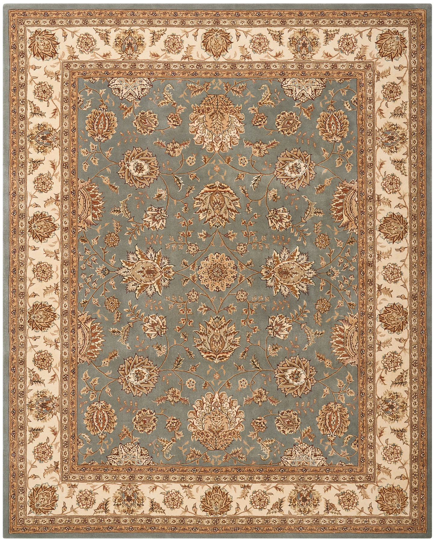 Nourison Home Nourison 2000 2210 Blue Traditional Tufted Rug