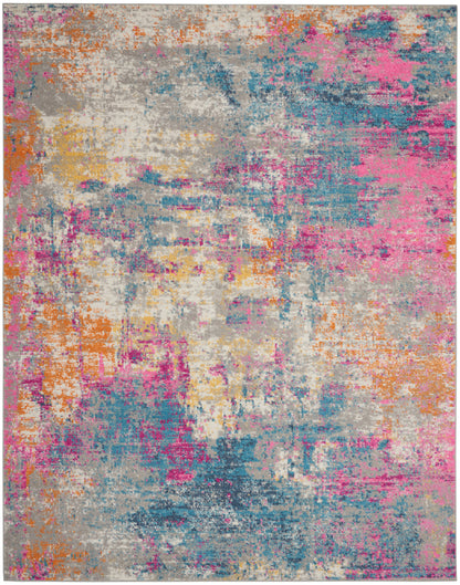 Nourison Home Passion PSN36 Ivory Multicolor Contemporary Power-loomed Rugs