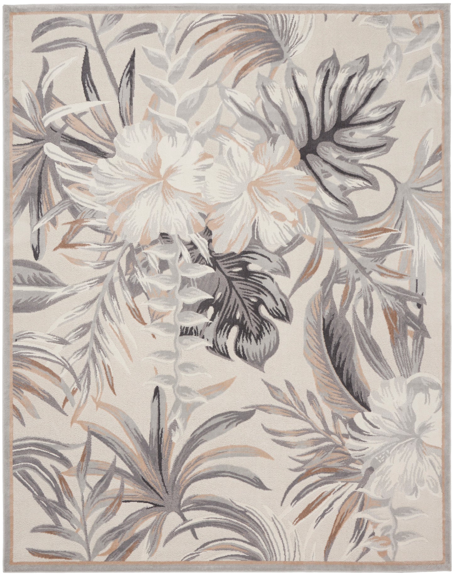 Nourison Home Seaside  Ivory Grey  Contemporary