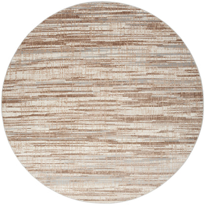 Nourison Home Elation ETN01 Ivory Grey Contemporary Power-loomed Rug