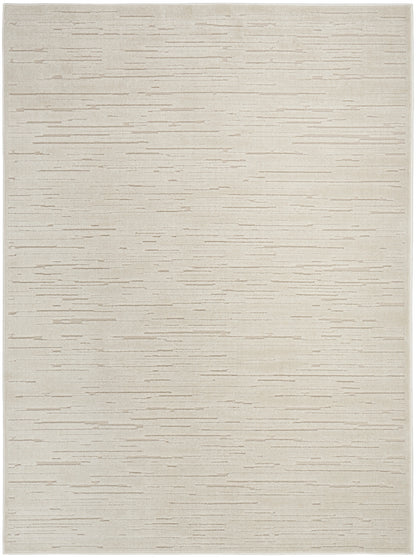 Nourison Home Care Free CAF04 Beige Contemporary Loom-woven Rug