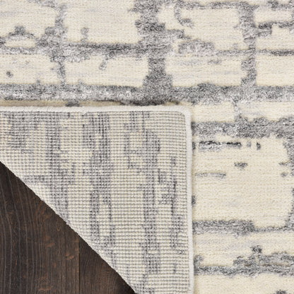 Nourison Home Luna  Ivory Grey  Contemporary