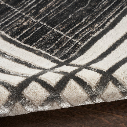 Nourison Home Desire  Charcoal Silver  Contemporary