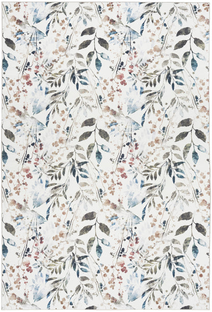 Nourison Home Nourison Washables NWB05 Ivory Multicolor Traditional Power-loomed Rug