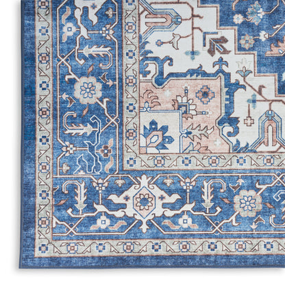 Nourison Home Fulton  Navy Ivory  Traditional