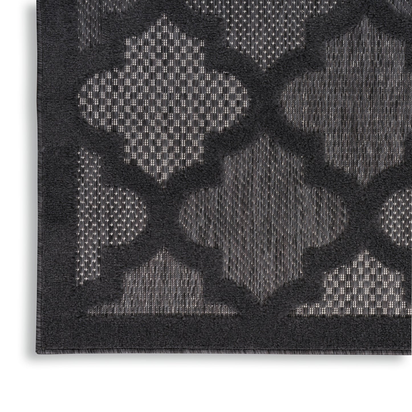 Nourison Home Easy Care  Charcoal Black  Contemporary