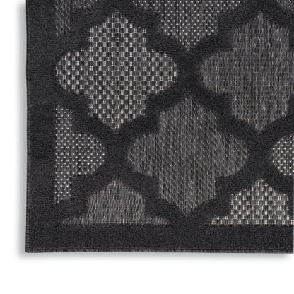 Nourison Home Easy Care  Charcoal Black  Contemporary