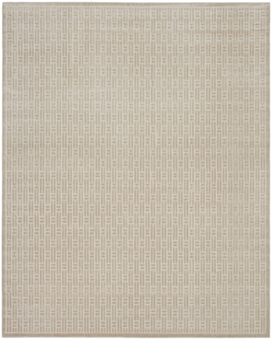 Nourison Home Washable Charm  Silver Ivory  Contemporary