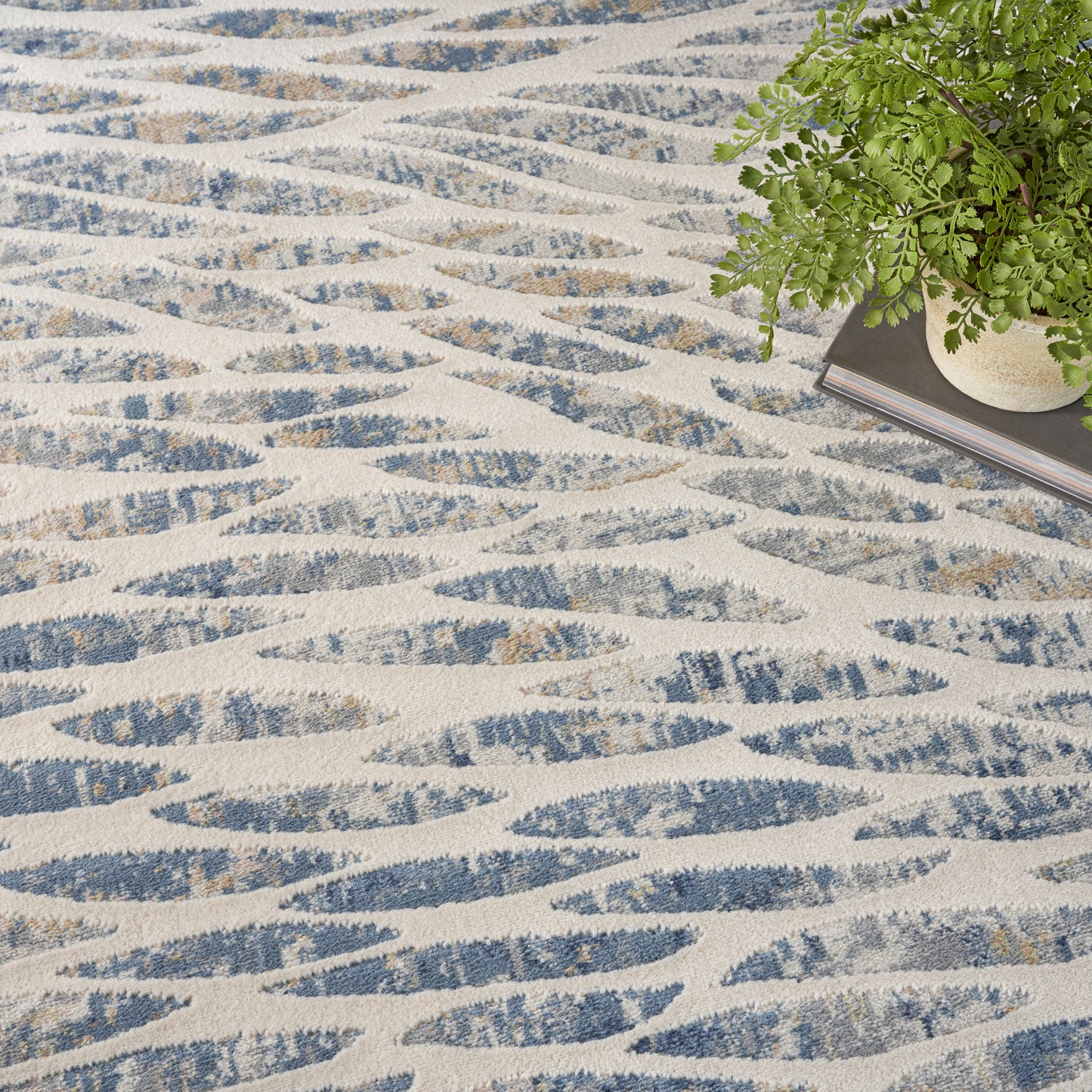 Nourison Home Exhale  Multicolor  Contemporary