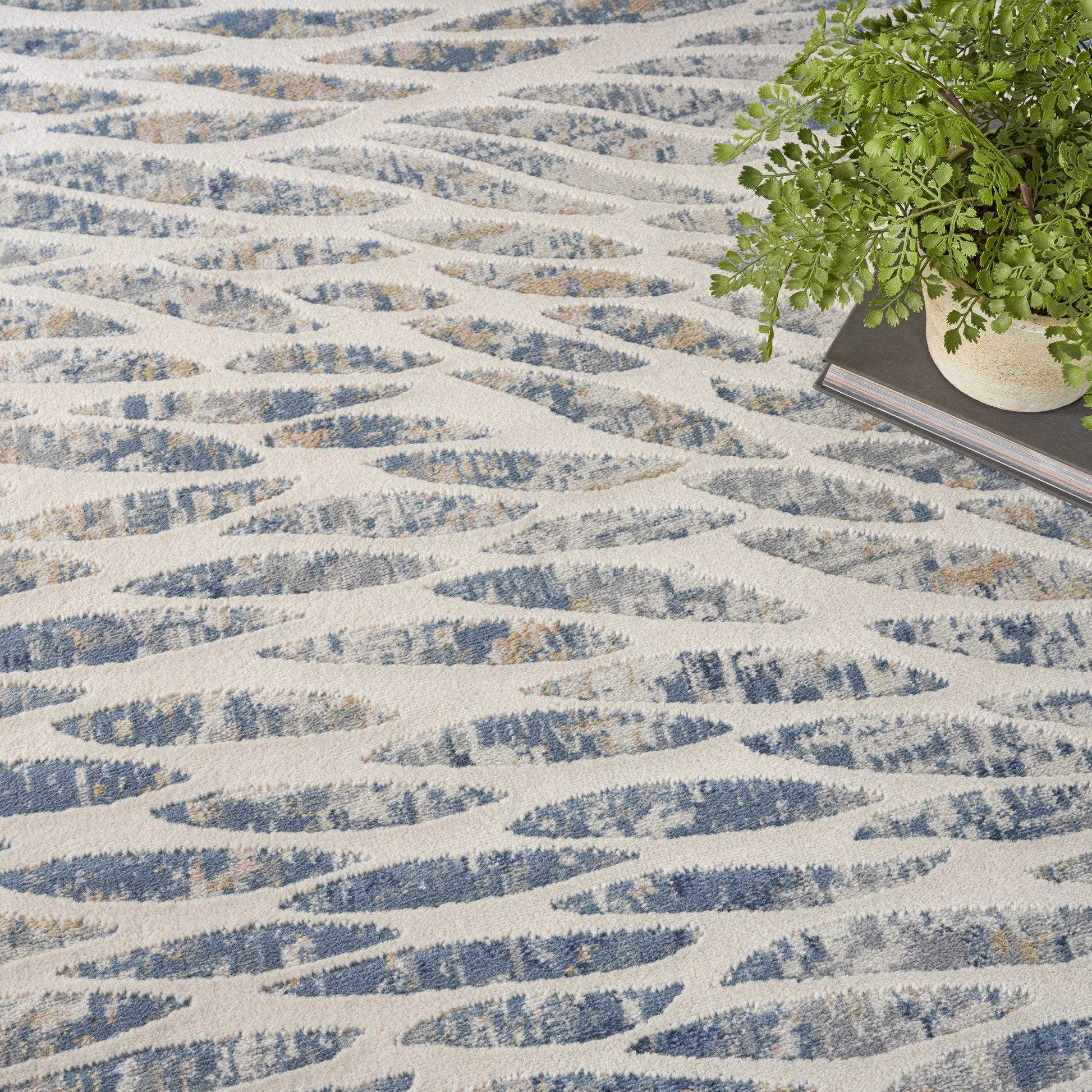 Nourison Home Exhale  Multicolor  Contemporary