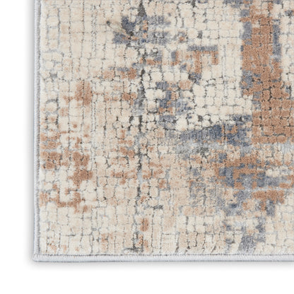 Nourison Home Rustic Textures  Beige Grey  Contemporary