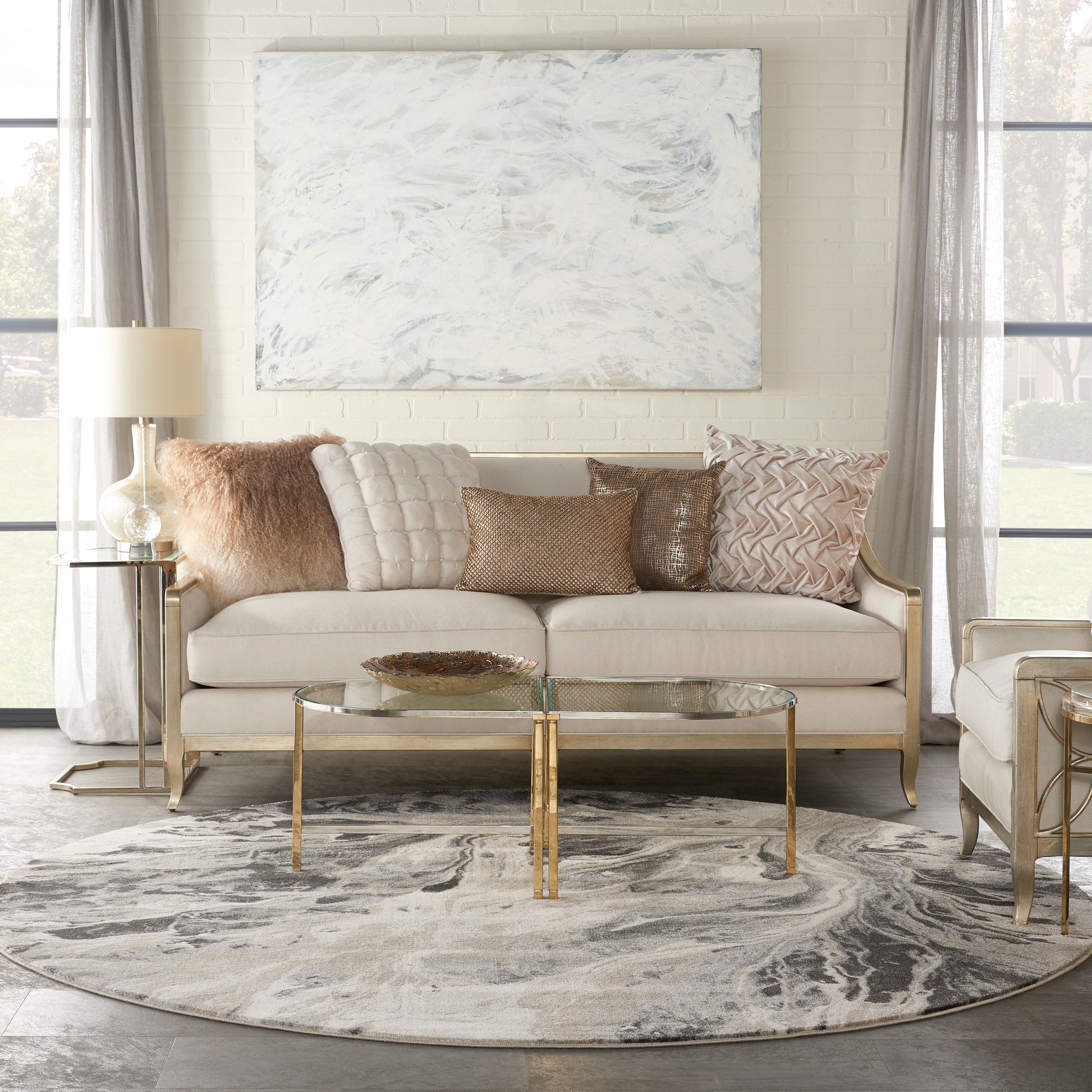 Inspire Me! Home Décor Elegance  Multicolor  Contemporary