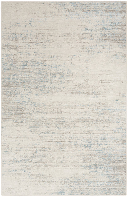 Calvin Klein CK029 Captivating CVT01 Cream Blue Contemporary Power-loomed Rug