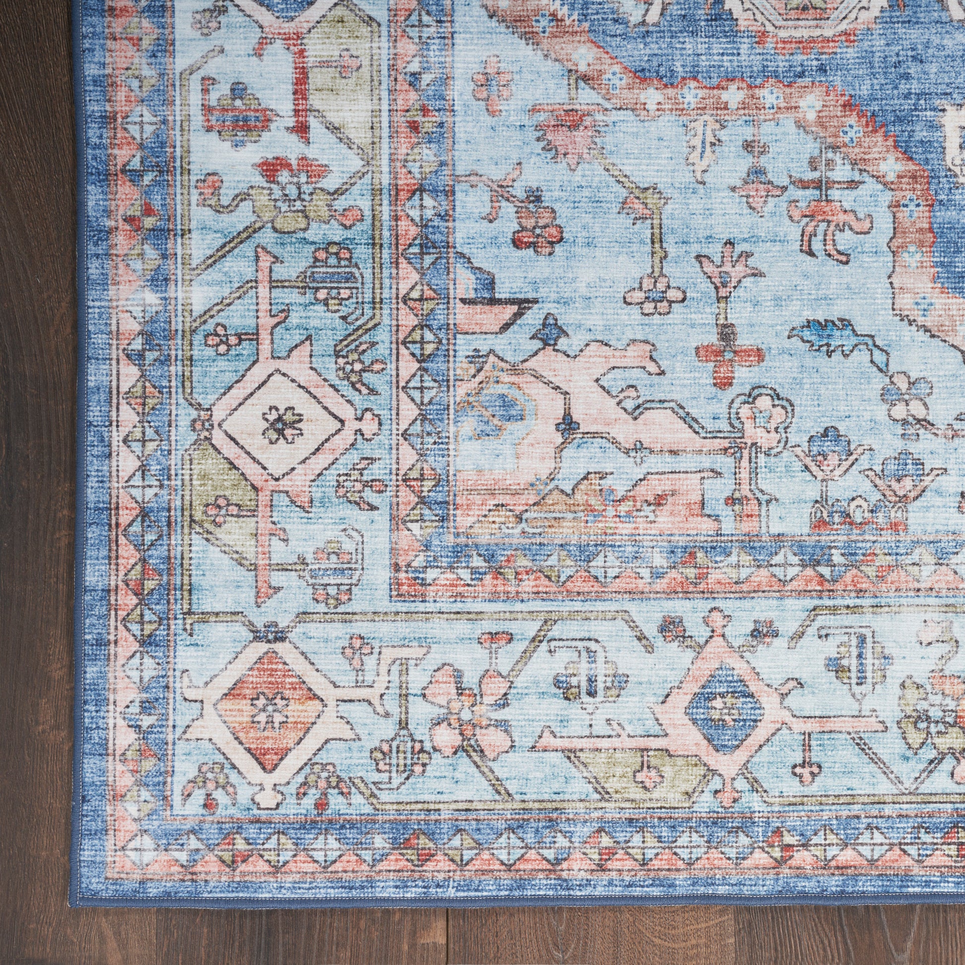 Nourison Home Fulton  Blue  Traditional
