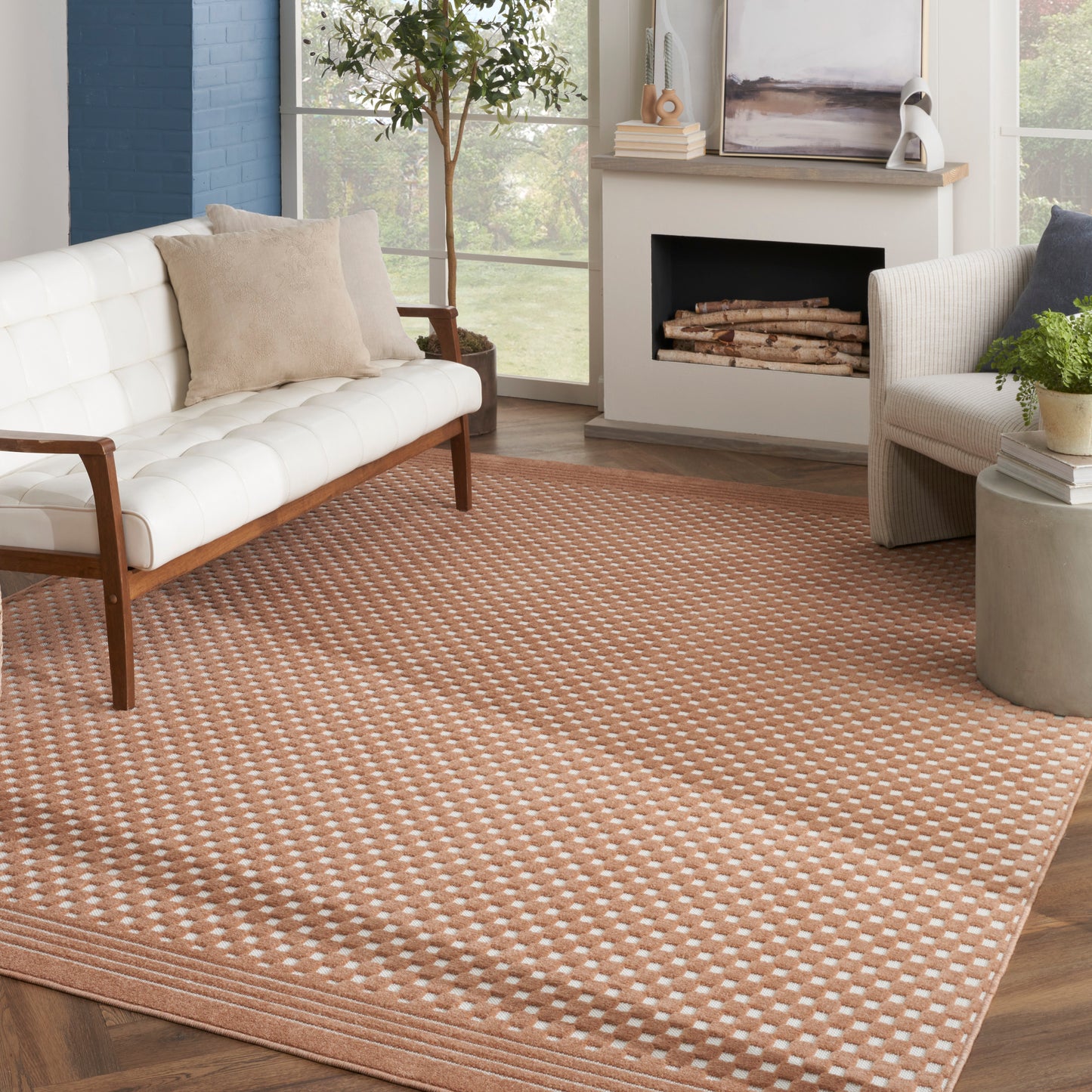 Nourison Home Care Free  Copper  Contemporary