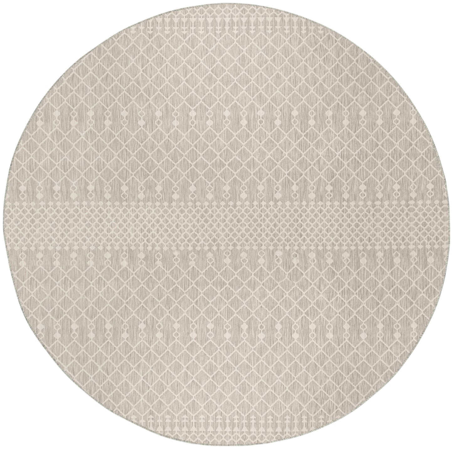 Nourison Home Positano POS02 Light Grey Contemporary Power-loomed Rug