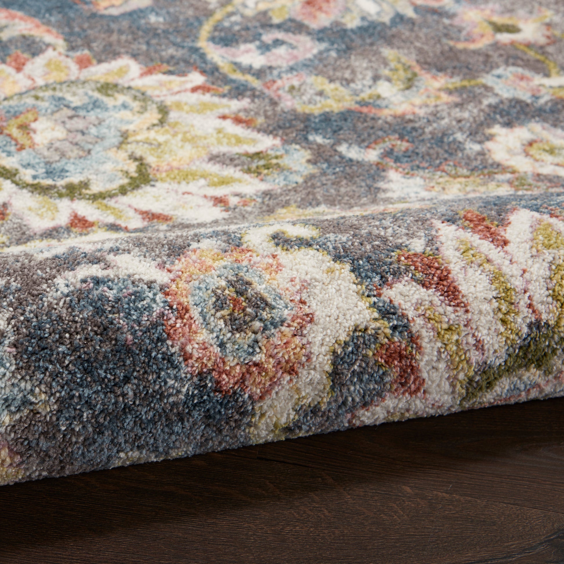 Nourison Home Soraya  Charcoal Multi  Transitional