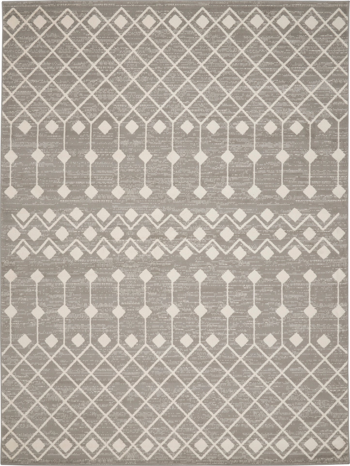 Nourison Home Grafix GRF37 Grey Transitional Power-loomed Rug