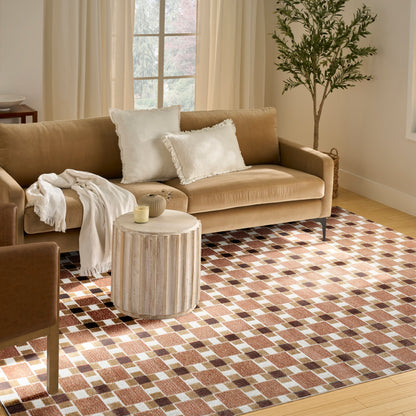 Nourison Home Nordic  Rust  Contemporary