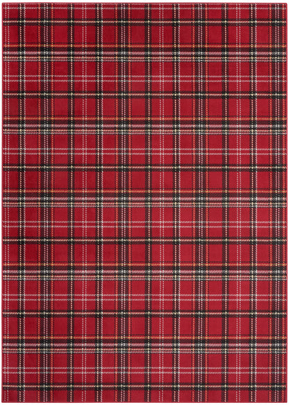 Nourison Home Grafix GRF03 Red Contemporary Power-loomed Rug