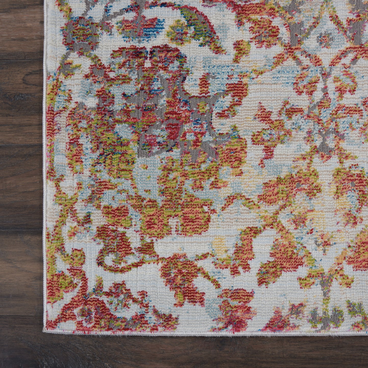 Nourison Home Ankara Global  Ivory Orange  Transitional