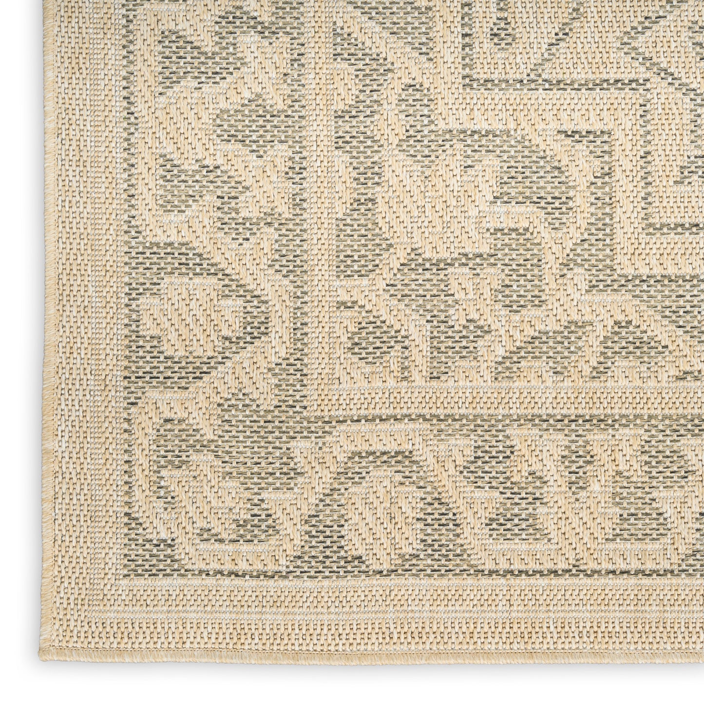 Nourison Home Tulum  Taupe Olive  Contemporary