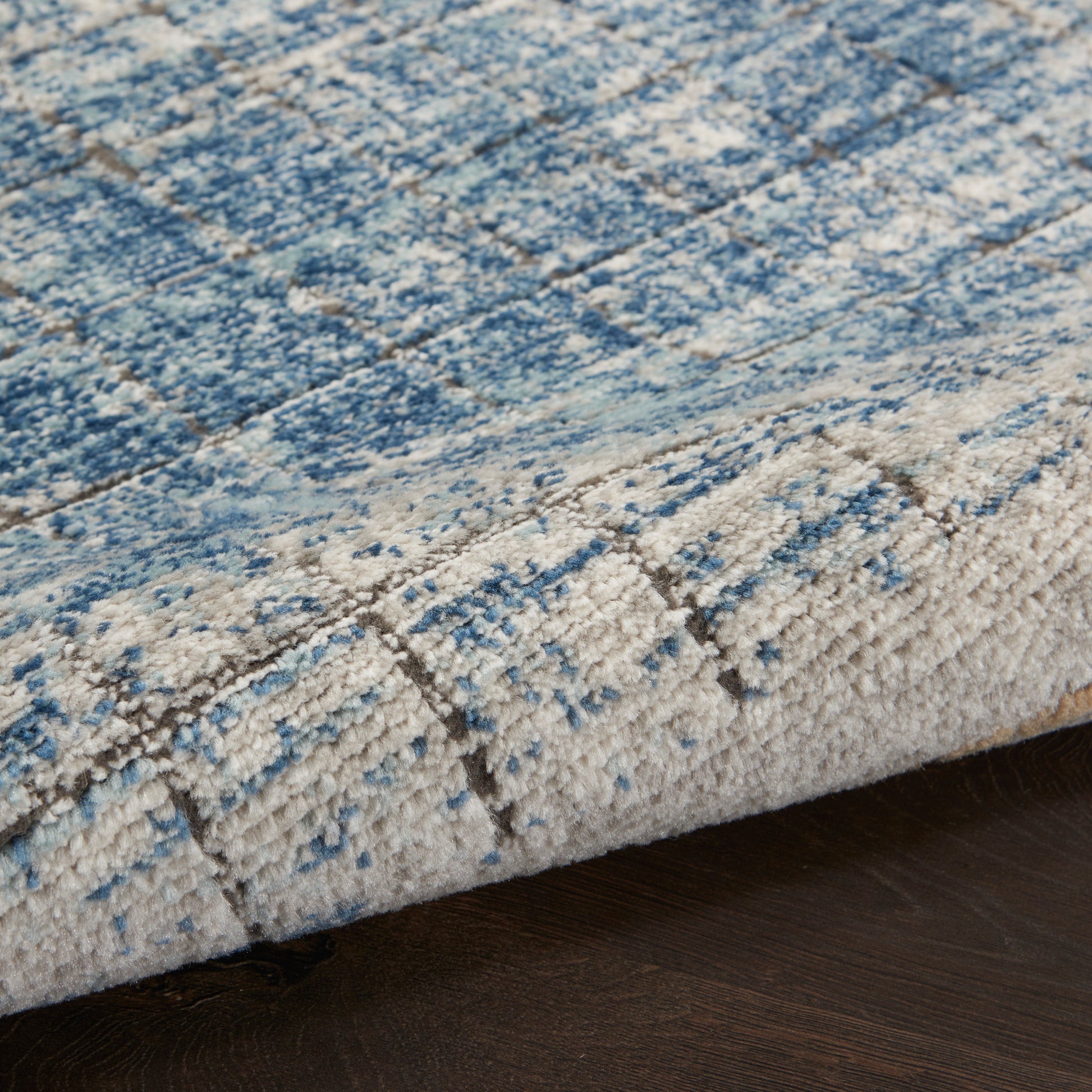 Nourison Home Quarry  Blue  Contemporary