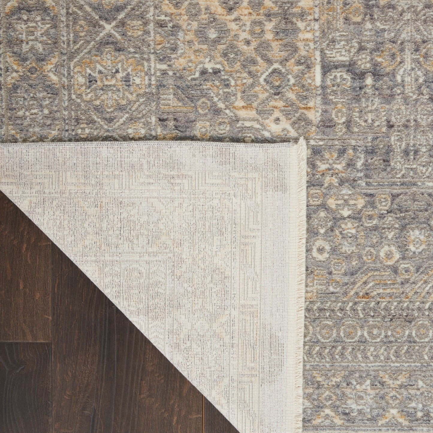 Nourison Home Lustrous Weave  Grey Beige  