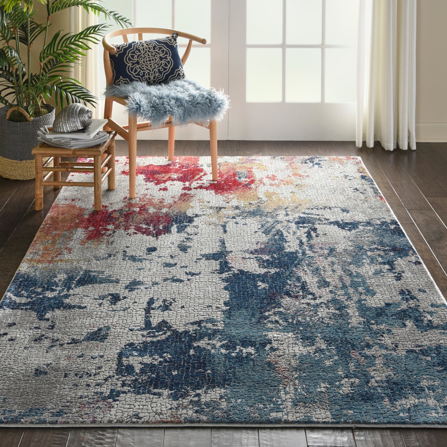 Nourison Home Ankara Global  Multicolor  Contemporary