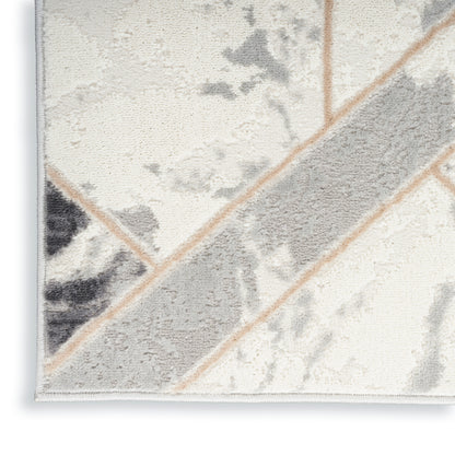 Nourison Home Elation  Ivory Grey  Contemporary