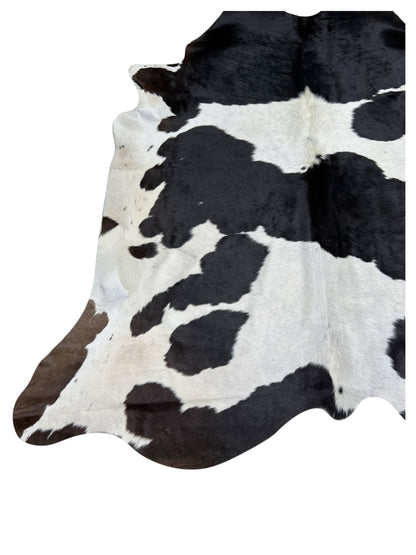 Artisan Claire 5556 Black White Hair on Hide Cowhide Shape Rug