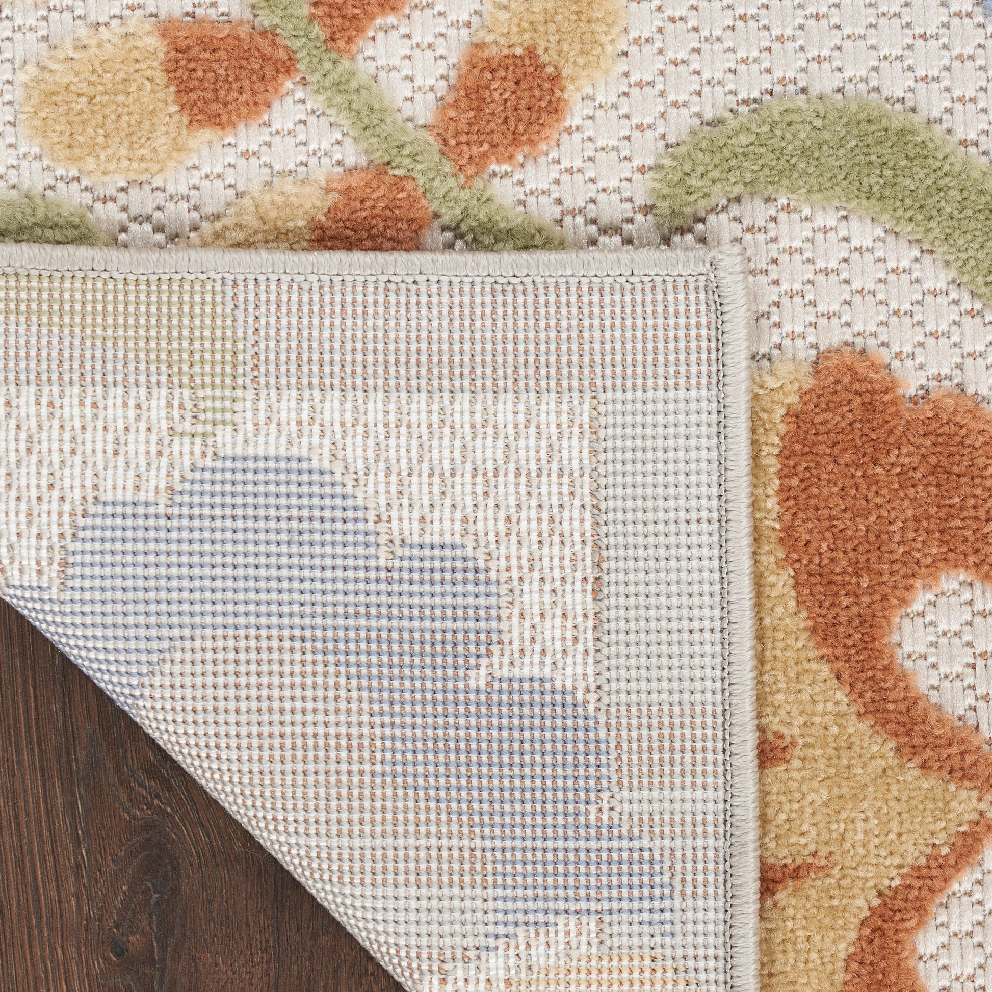 Nourison Home Aloha  Ivory Blue  Contemporary