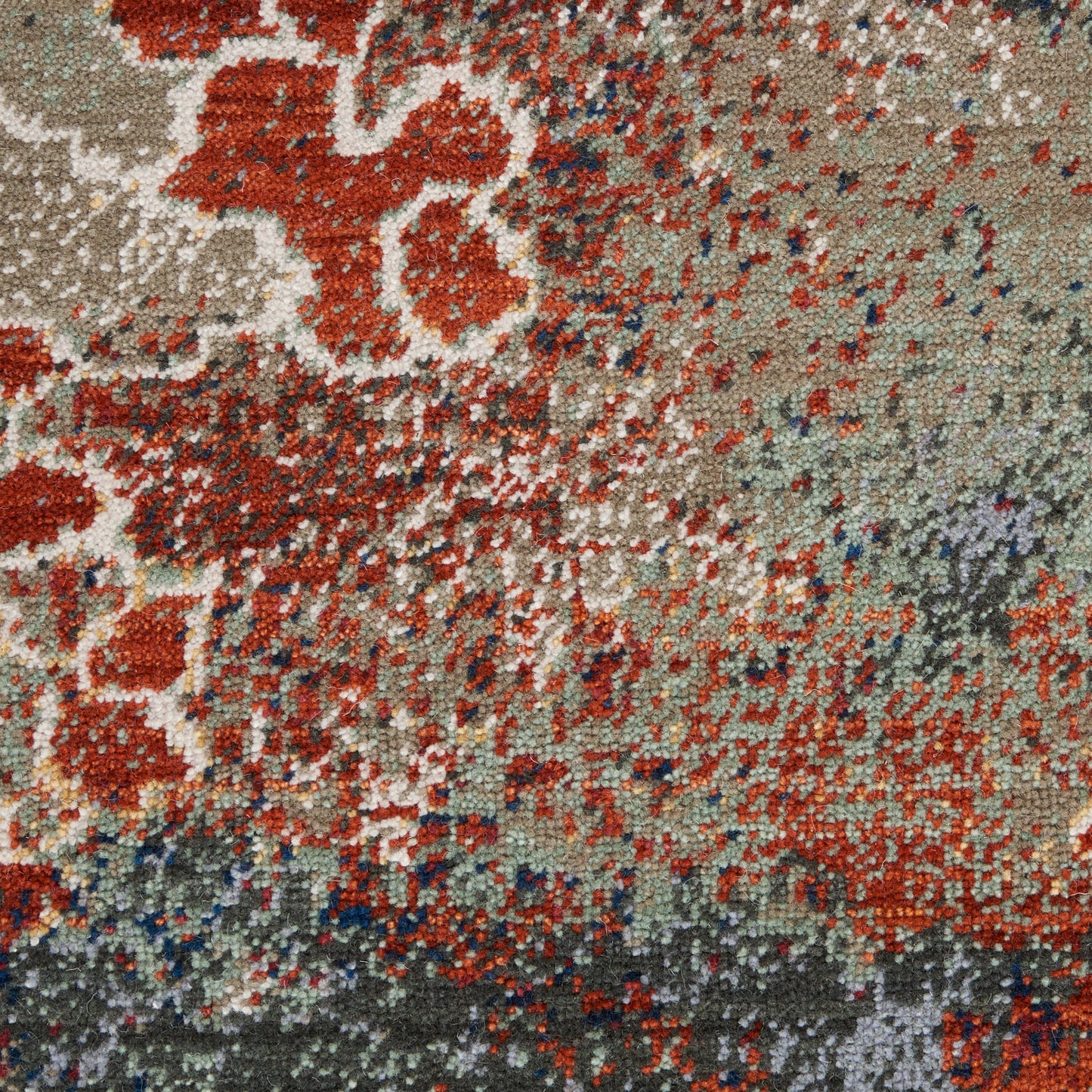 Nourison Home Artworks  Seafoam Brick  Contemporary