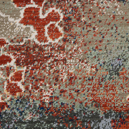 Nourison Home Artworks  Seafoam Brick  Contemporary