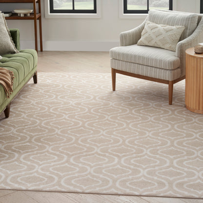 Nourison Home Jubilant  Beige  Transitional