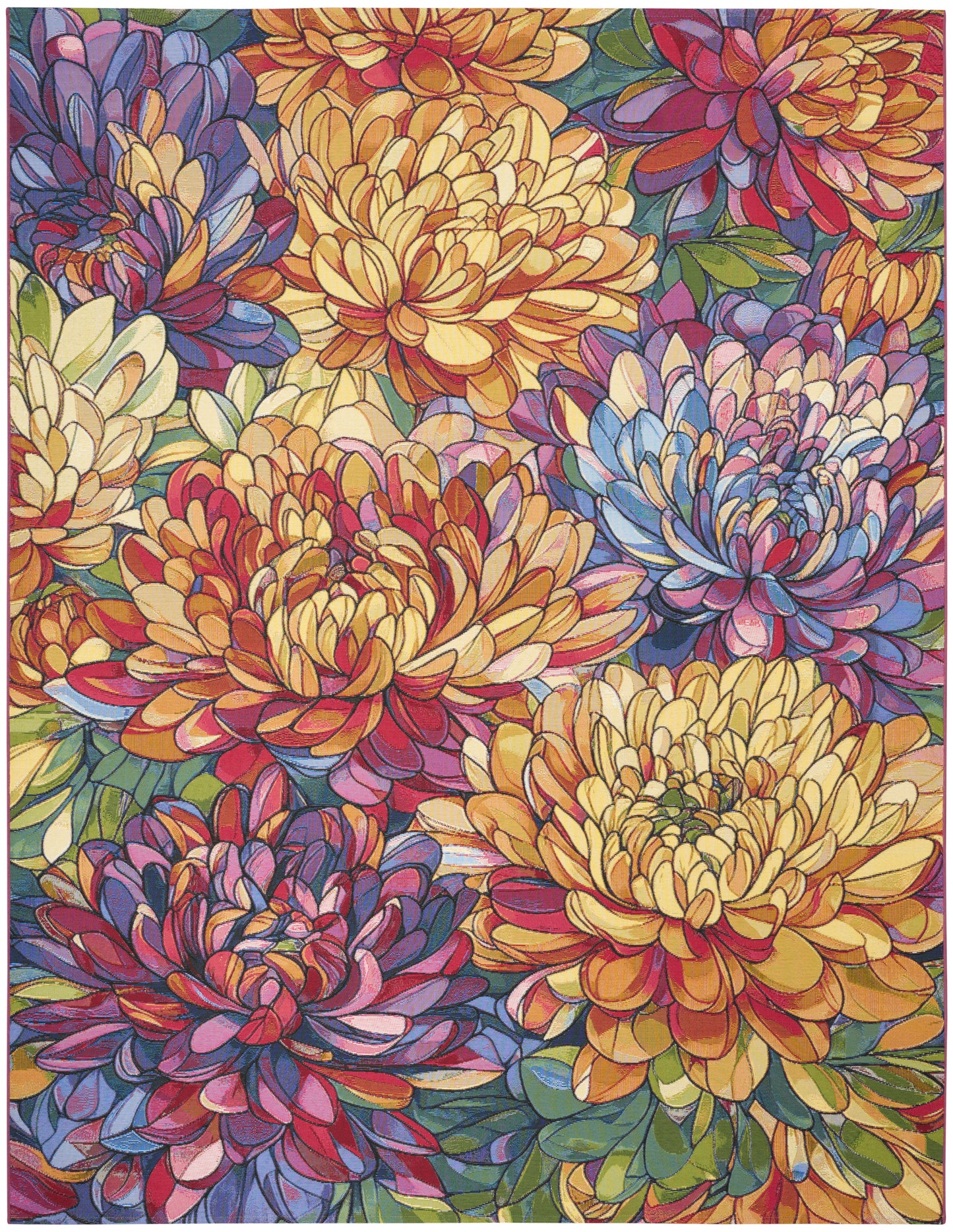 Nourison Home Color Splash CSP06 Multicolor Contemporary Machine Woven Rug