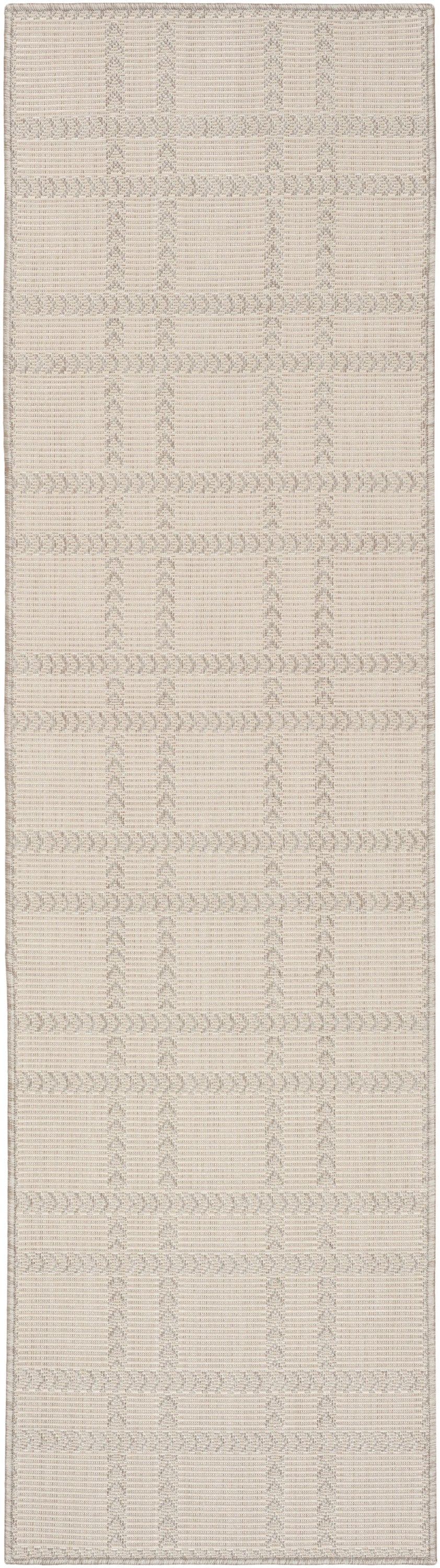 Nourison Home Horizon Indoor/Outdoor HOZ04 Grey Contemporary Power-loomed Rug