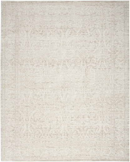 Nourison Home Eco Cycle  Ivory Beige  Traditional