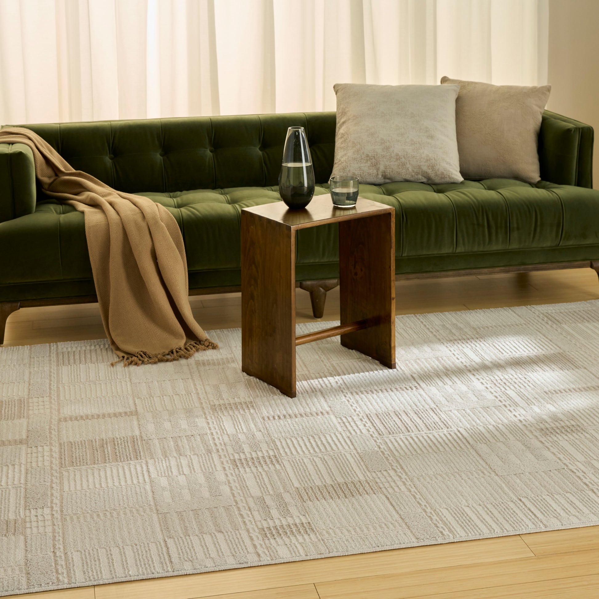 Nourison Home Nordic  Ivory Beige  Contemporary