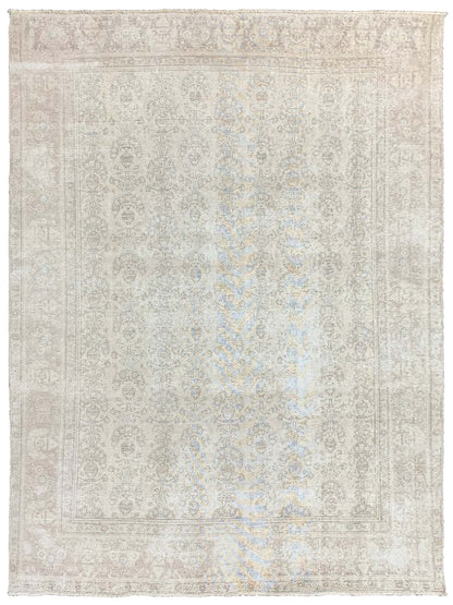Artisan Penelope Ivory Vintage Knotted Rug - Rugs - Artisan - Atlanta Designer Rugs