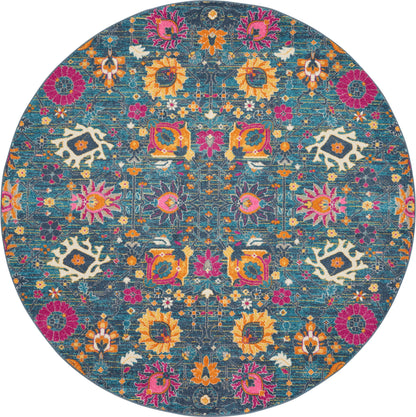 Nourison Home Passion PSN01 Denim Transitional Power-loomed Rugs